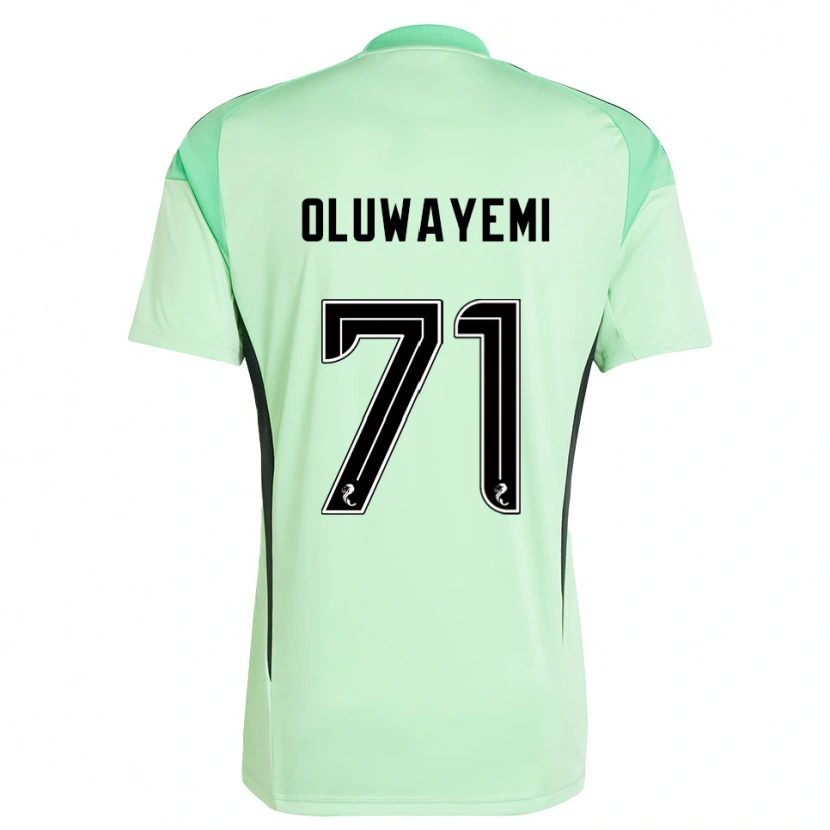 Danxen Kinder Tobi Oluwayemi #71 Trikot Hellgrün Schwarz Torwarttrikot 2025/26 Österreich