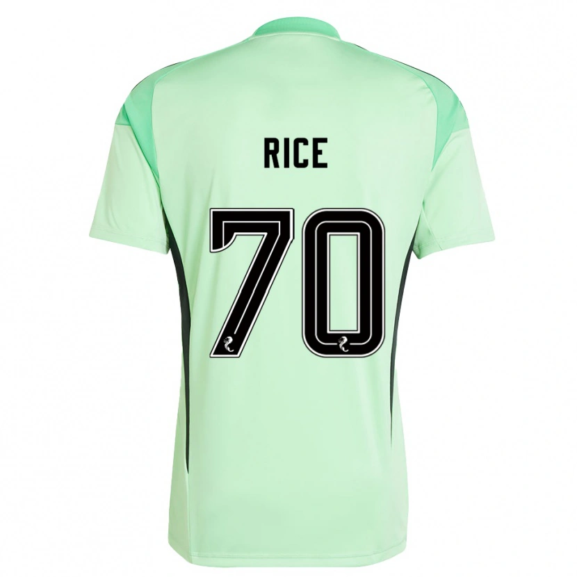 Danxen Kinder Aidan Rice #70 Trikot Hellgrün Schwarz Torwarttrikot 2025/26 Österreich