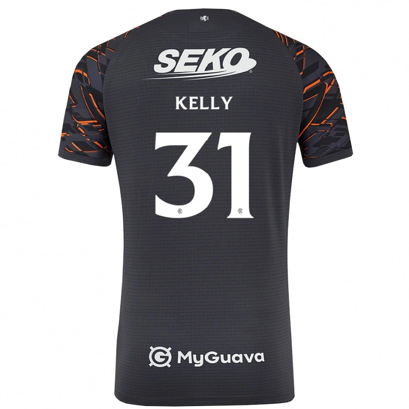 Danxen Kinder Liam Kelly #31 Trikot Dunkelgrau Torwarttrikot 2025/26 Österreich