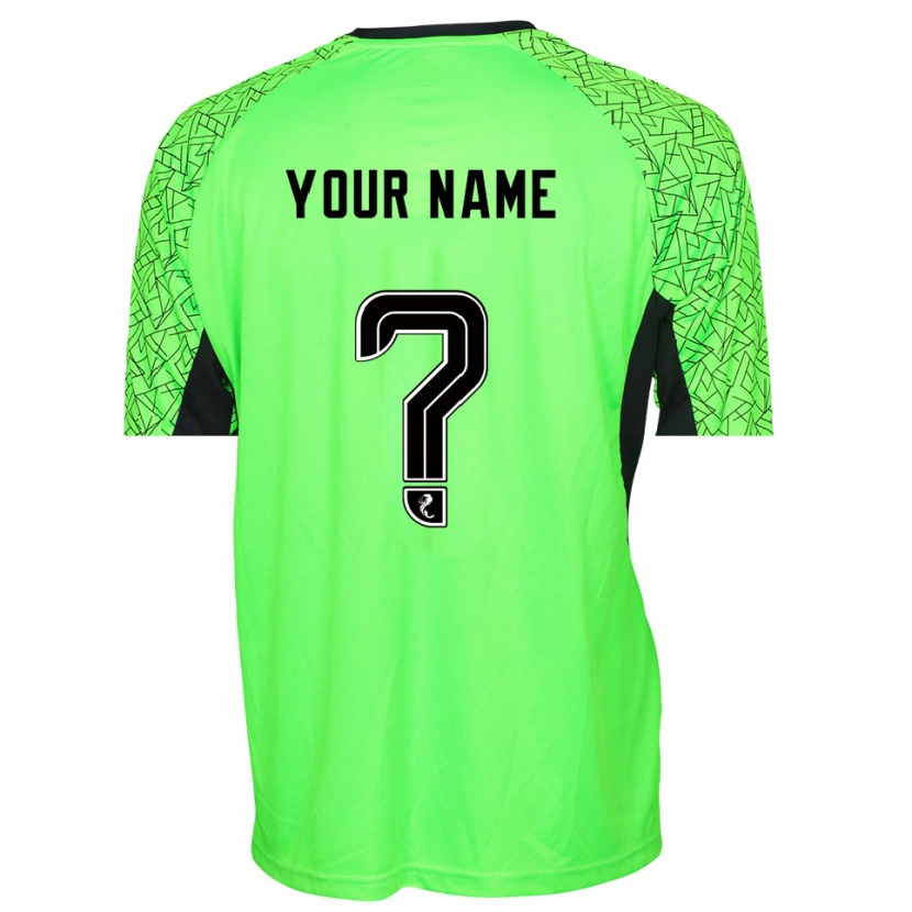 Danxen Kinder Livingston FC Trikot Grün Schwarz Torwarttrikot 2025/26 Österreich