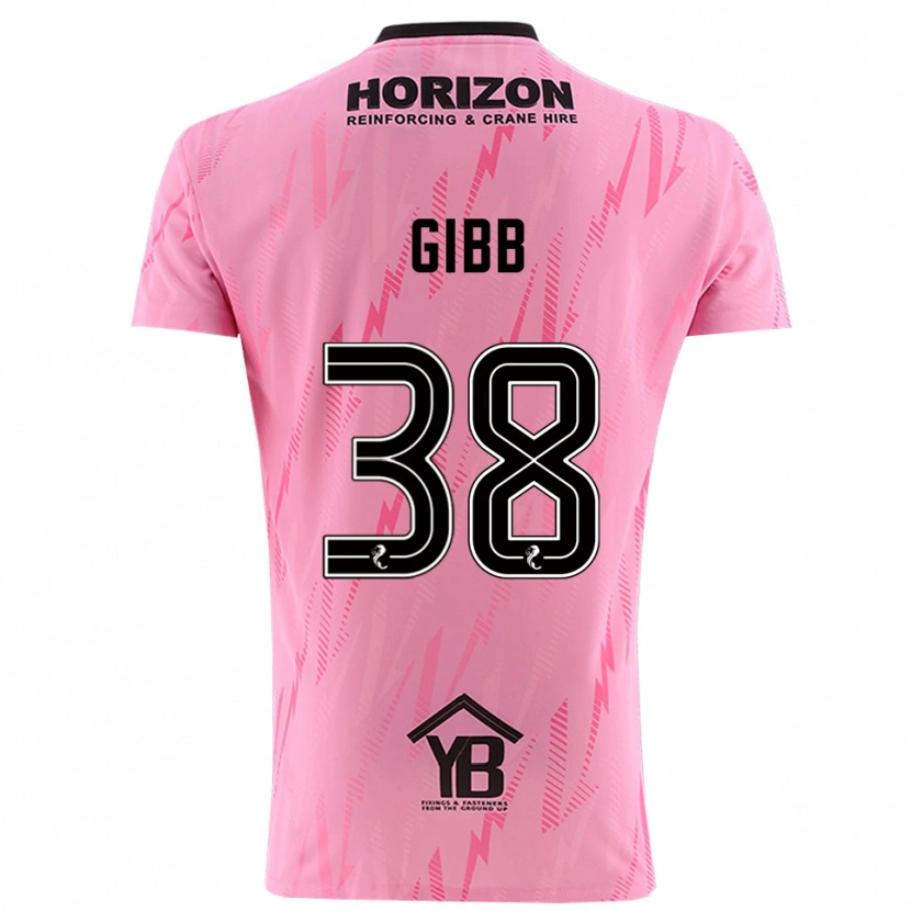 Danxen Kinder Thomas Gibb #38 Trikot Pink Schwarz Torwarttrikot 2025/26 Österreich