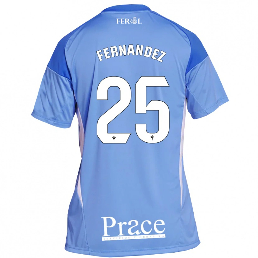 Danxen Kinder César Fernández #25 Trikot Hellblau Weiß Torwarttrikot 2025/26 Österreich