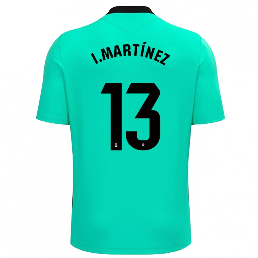 Danxen Kinder Iván Martínez #13 Trikot Grün Schwarz Torwarttrikot 2025/26 Österreich