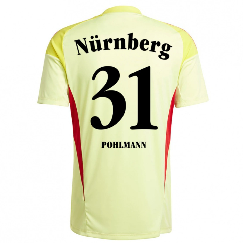 Danxen Kinder Lennart Pohlmann #31 Trikot Gelb Schwarz Torwarttrikot 2025/26 Österreich
