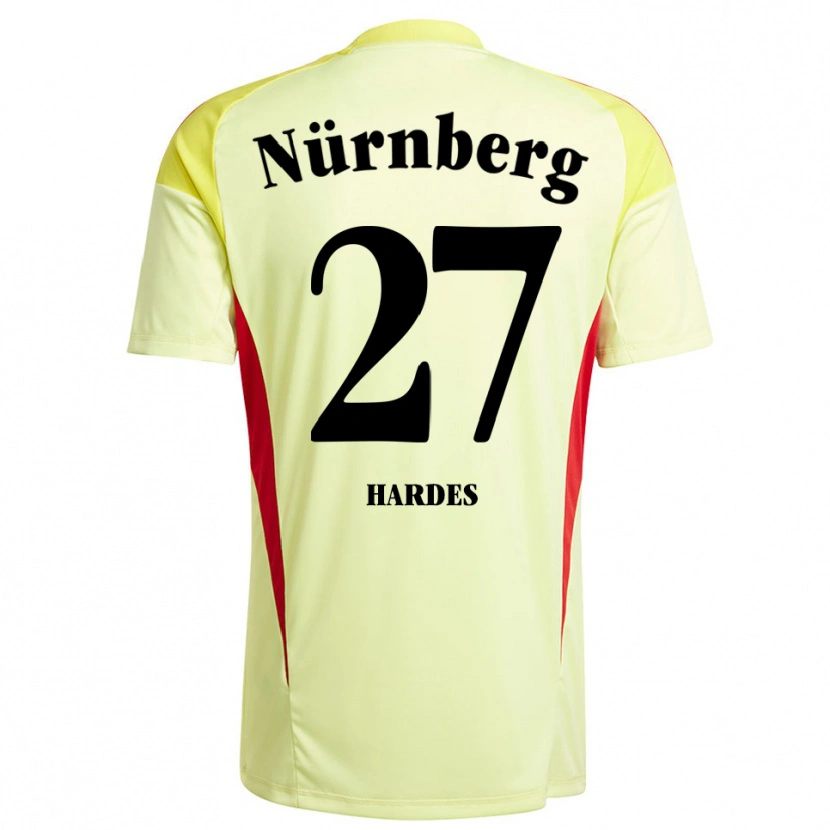 Danxen Kinder Aaron Hardes #27 Trikot Gelb Schwarz Torwarttrikot 2025/26 Österreich