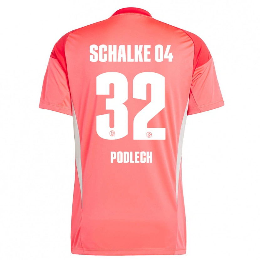 Danxen Kinder Luca Podlech #32 Trikot Korallenrot Torwarttrikot 2025/26 Österreich