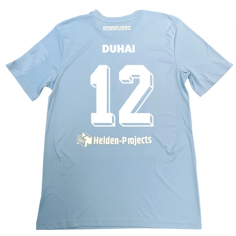 Danxen Kinder Konstantin Duhai #12 Trikot Blaugrau Torwarttrikot 2025/26 Österreich