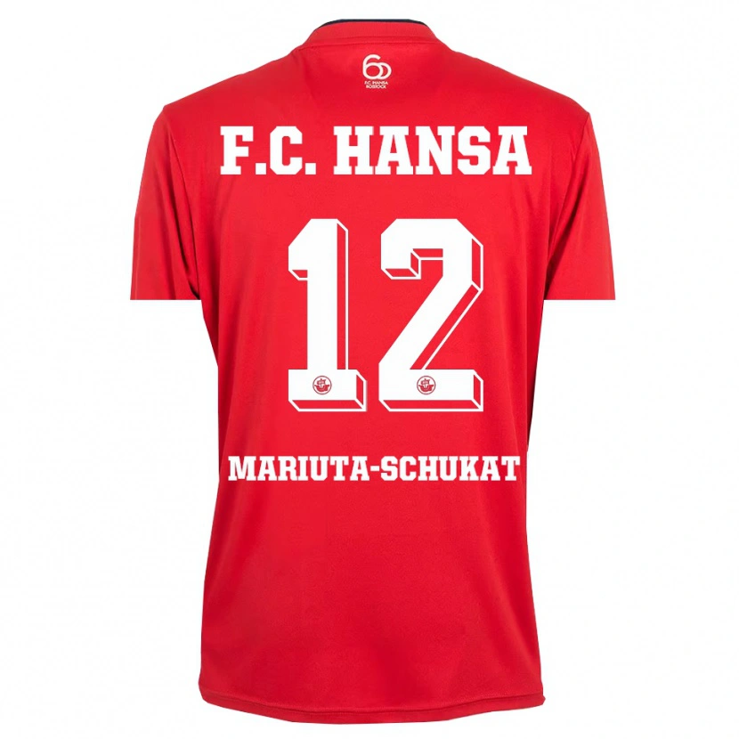 Danxen Kinder Lara Mariuta-Schukat #12 Trikot Rot Weiß Torwarttrikot 2025/26 Österreich