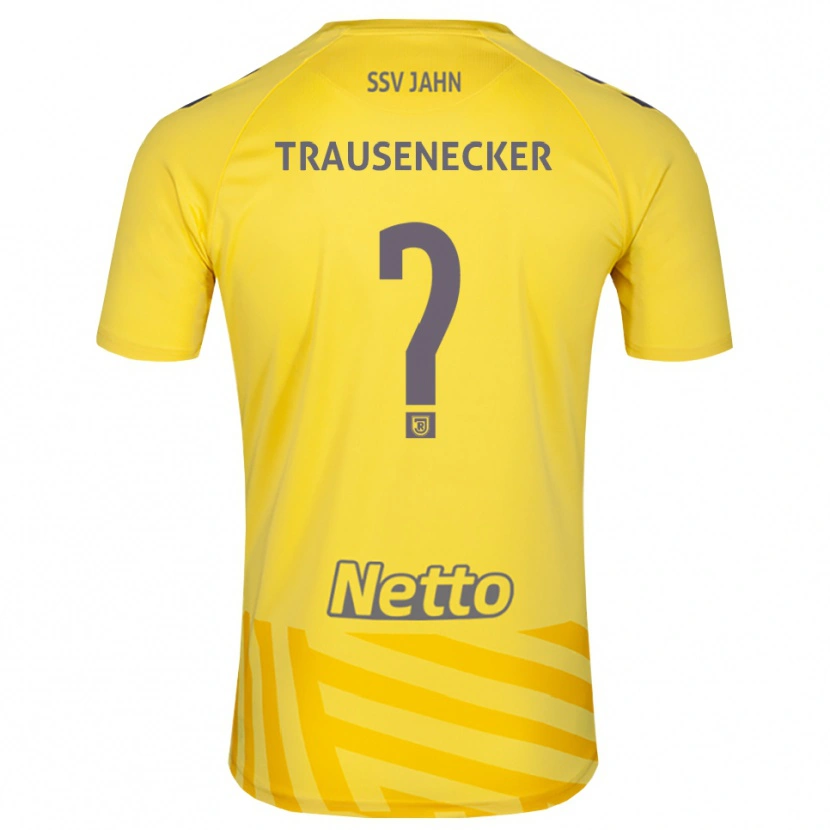 Danxen Kinder Bastian Trausenecker #0 Trikot Gelb Grau Torwarttrikot 2025/26 Österreich
