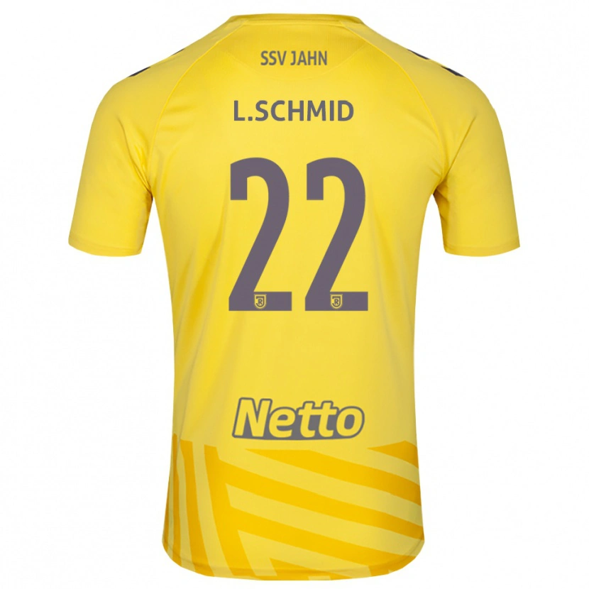 Danxen Kinder Lenny Schmid #22 Trikot Gelb Grau Torwarttrikot 2025/26 Österreich
