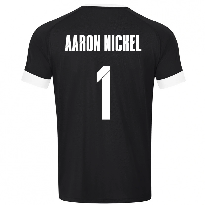 Danxen Kinder Arvit Aaron Nickel #1 Trikot Schwarz Weiß Torwarttrikot 2025/26 Österreich
