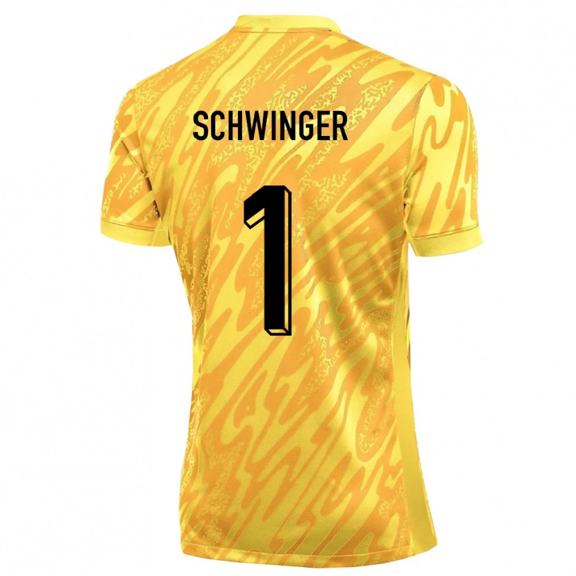Danxen Kinder Holm Schwinger #1 Trikot Gelb Orange Torwarttrikot 2025/26 Österreich