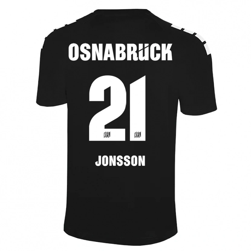 Danxen Kinder Lukas Jonsson #21 Trikot Schwarz Weiß Torwarttrikot 2025/26 Österreich