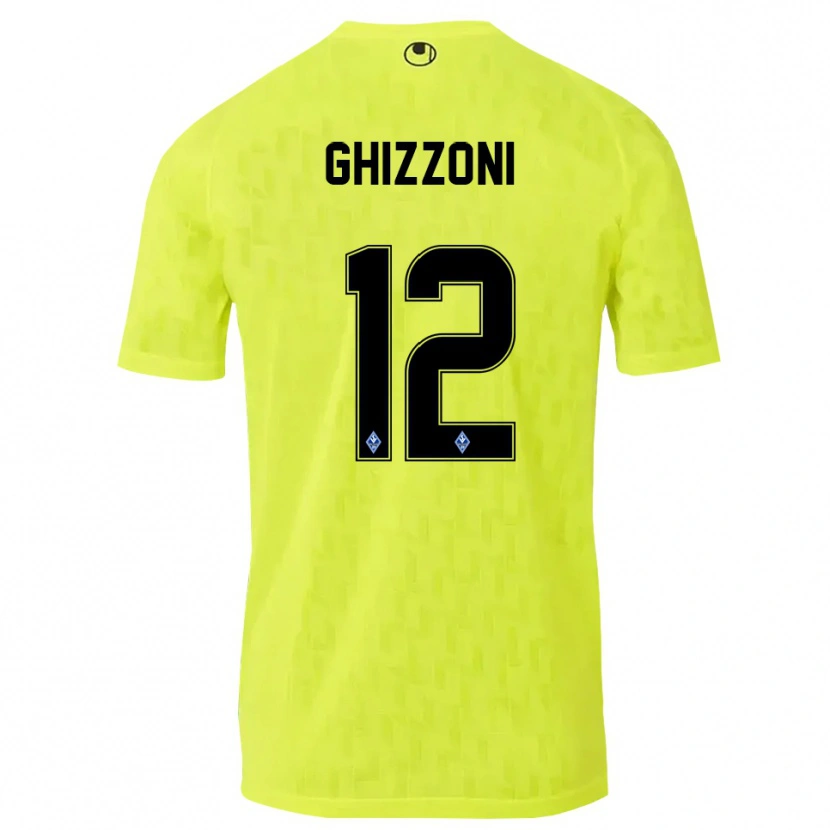 Danxen Kinder Xanjo Ghizzoni #12 Trikot Gelb Schwarz Torwarttrikot 2025/26 Österreich