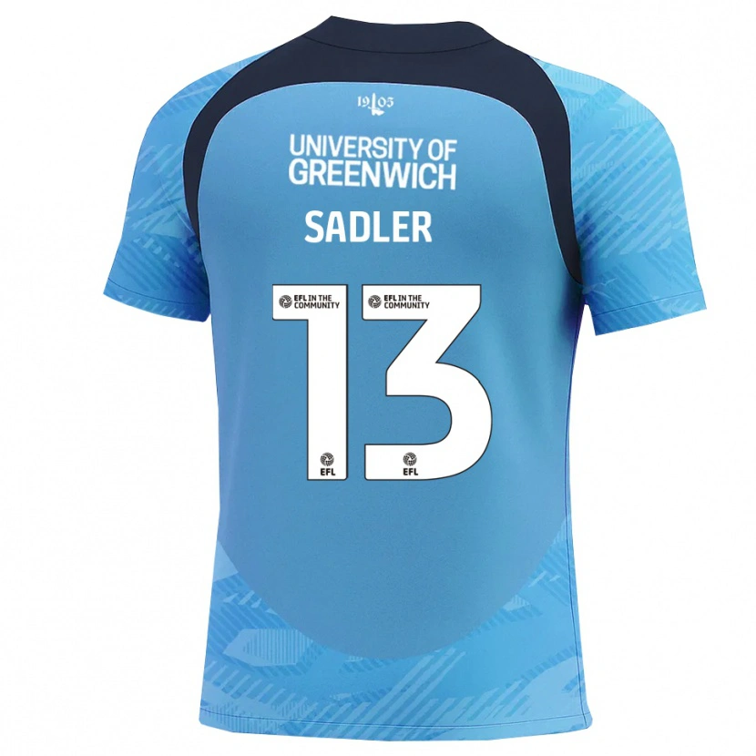 Danxen Kinder Jude Sadler #13 Trikot Blau Weiß Torwarttrikot 2025/26 Österreich