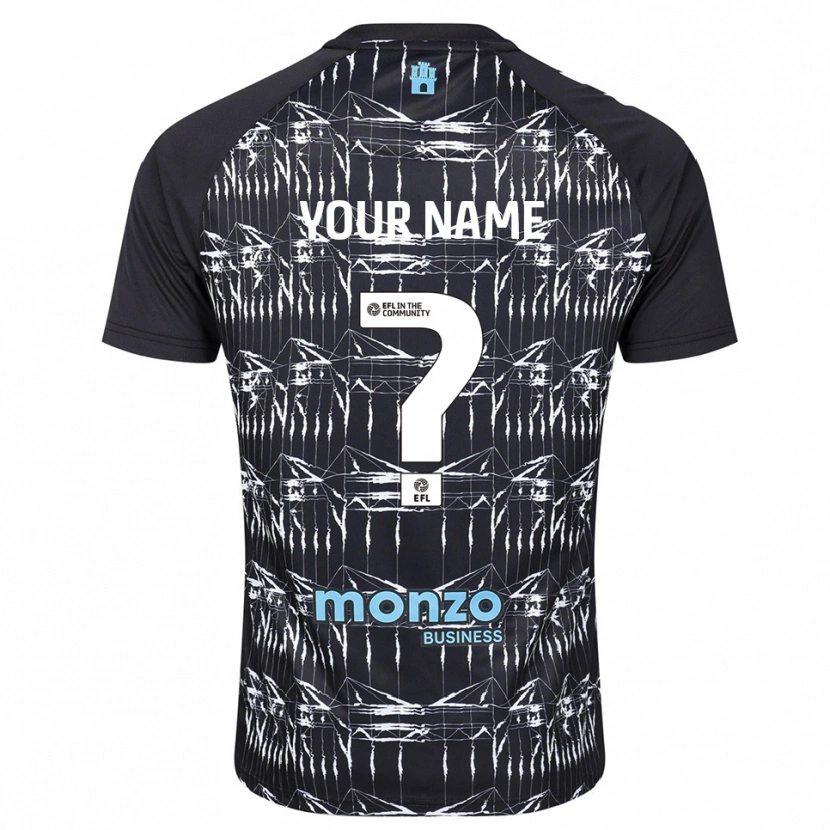 Danxen Kinder Coventry City Trikot Schwarz Blau Torwarttrikot 2025/26 Österreich