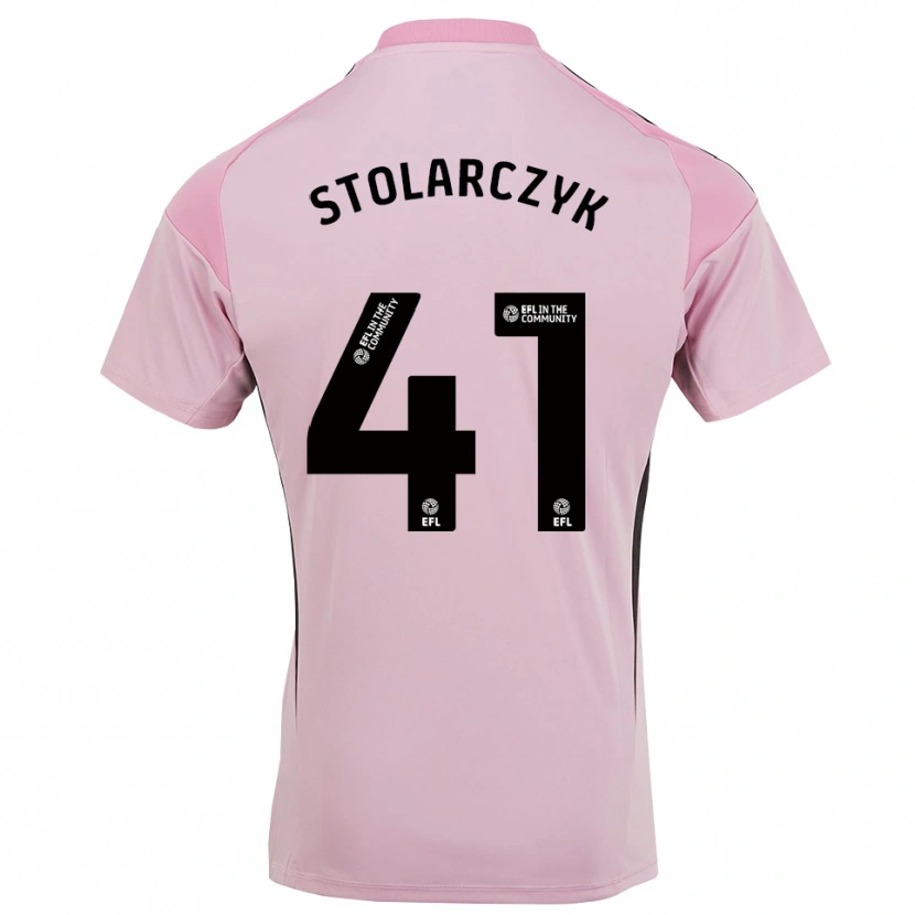 Danxen Kinder Jakub Stolarczyk #41 Trikot Kirschblütenrosa Torwarttrikot 2025/26 Österreich