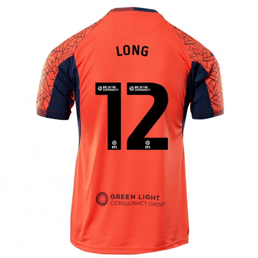 Danxen Kinder George Long #12 Trikot Orange Schwarz Torwarttrikot 2025/26 Österreich