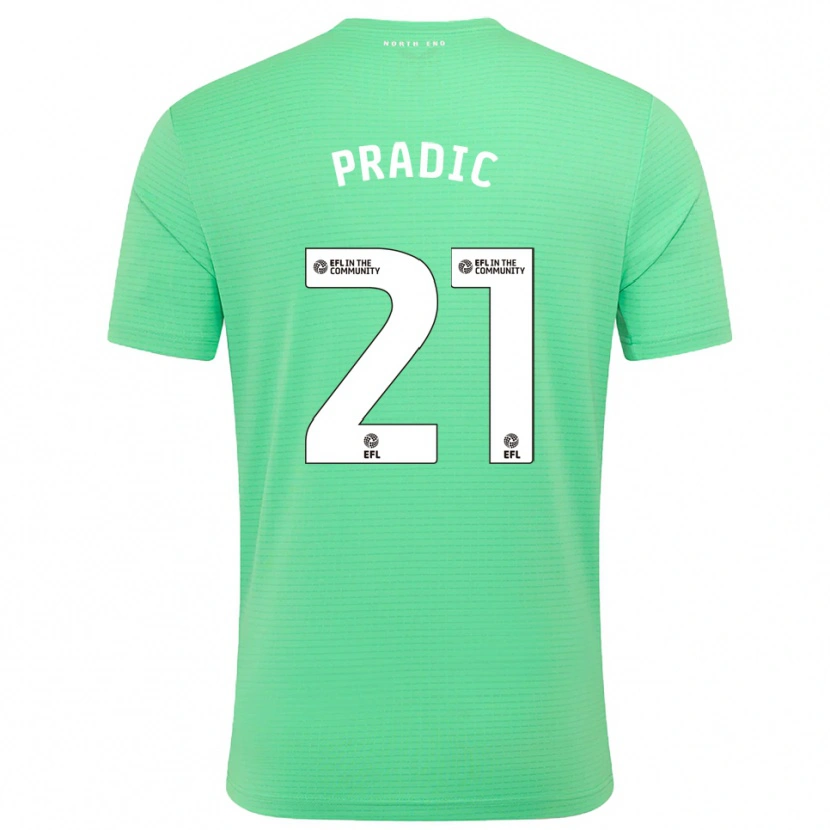 Danxen Kinder James Pradic #21 Trikot Pastell Türkis Torwarttrikot 2025/26 Österreich