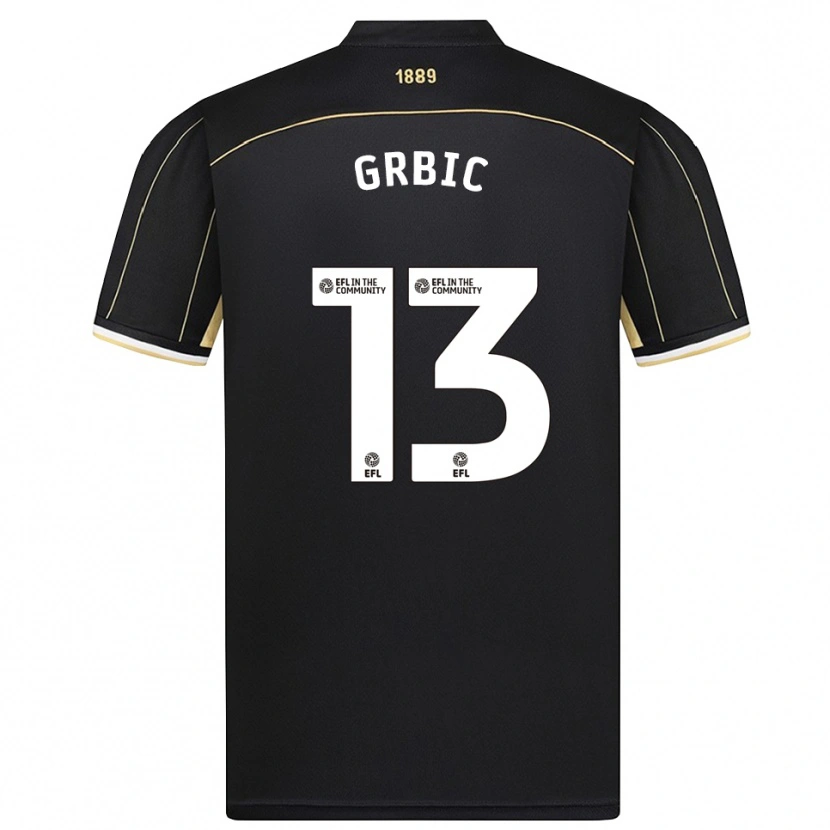 Danxen Kinder Ivo Grbic #13 Trikot Schwarz Braun Torwarttrikot 2025/26 Österreich