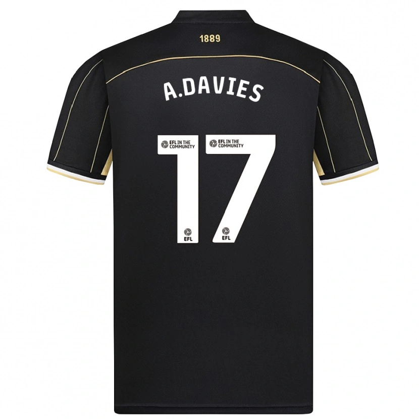Danxen Kinder Adam Davies #17 Trikot Schwarz Braun Torwarttrikot 2025/26 Österreich