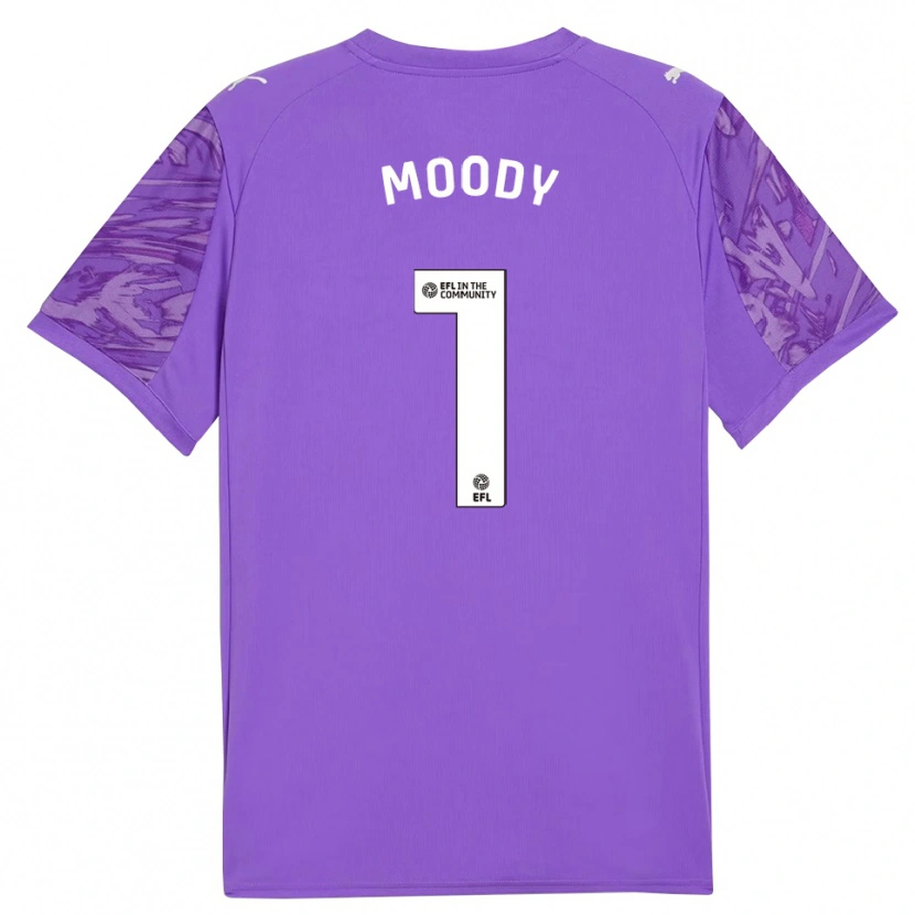 Danxen Kinder Dylan Moody #1 Trikot Lila Weiß Torwarttrikot 2025/26 Österreich