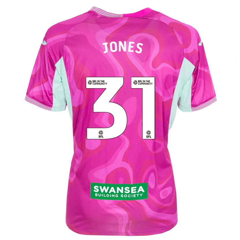 Danxen Kinder Verity Jones #31 Trikot Magenta Weiß Torwarttrikot 2025/26 Österreich