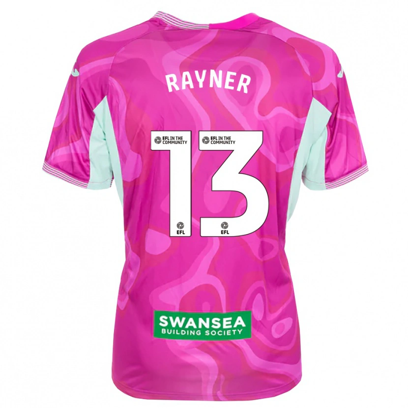 Danxen Kinder Opal Rayner #13 Trikot Magenta Weiß Torwarttrikot 2025/26 Österreich