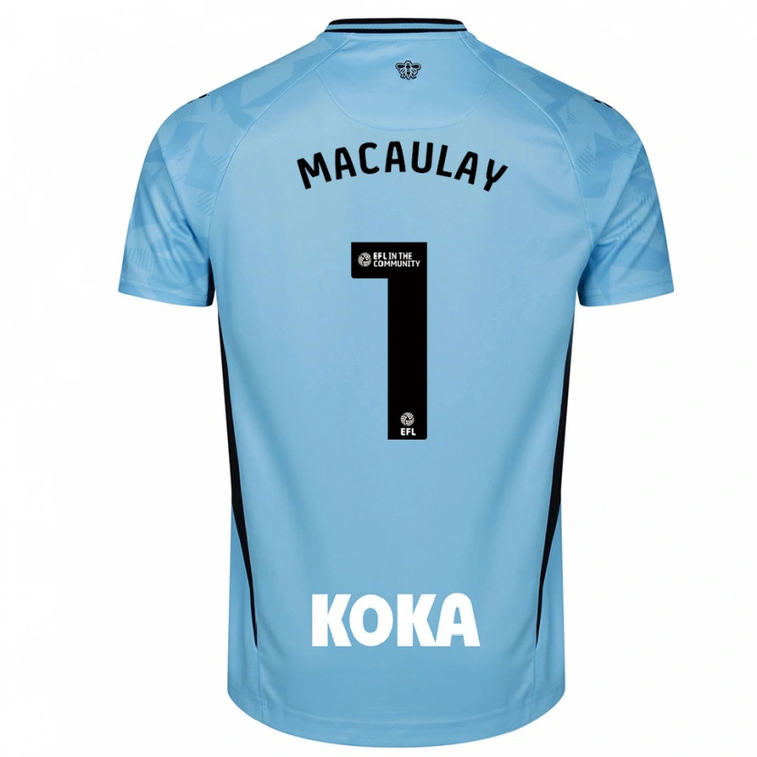 Danxen Kinder Jonathan Macaulay #1 Trikot Hellhimmelblau Torwarttrikot 2025/26 Österreich