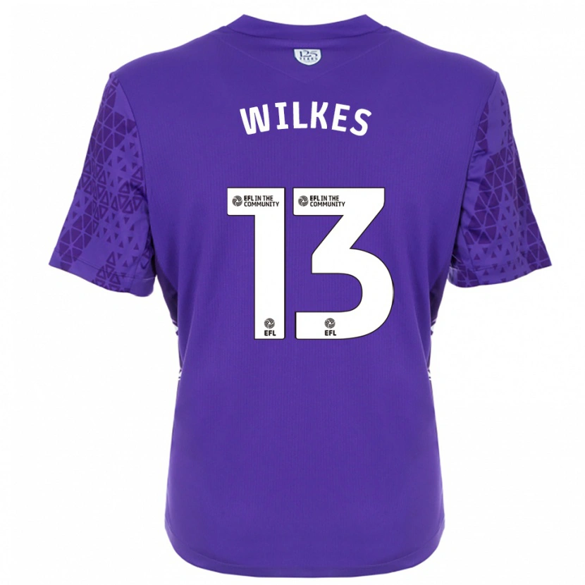 Danxen Kinder Liam Wilkes #13 Trikot Violett Weiß Torwarttrikot 2025/26 Österreich