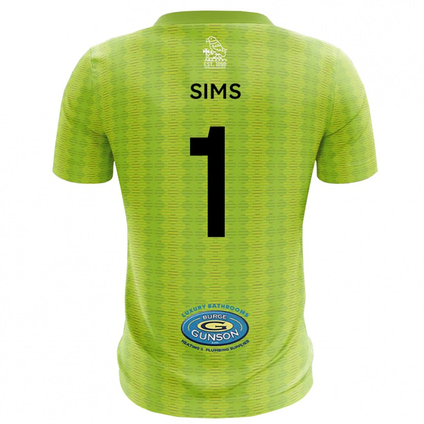 Danxen Kinder Jack Sims #1 Trikot Rasen Grün Torwarttrikot 2025/26 Österreich