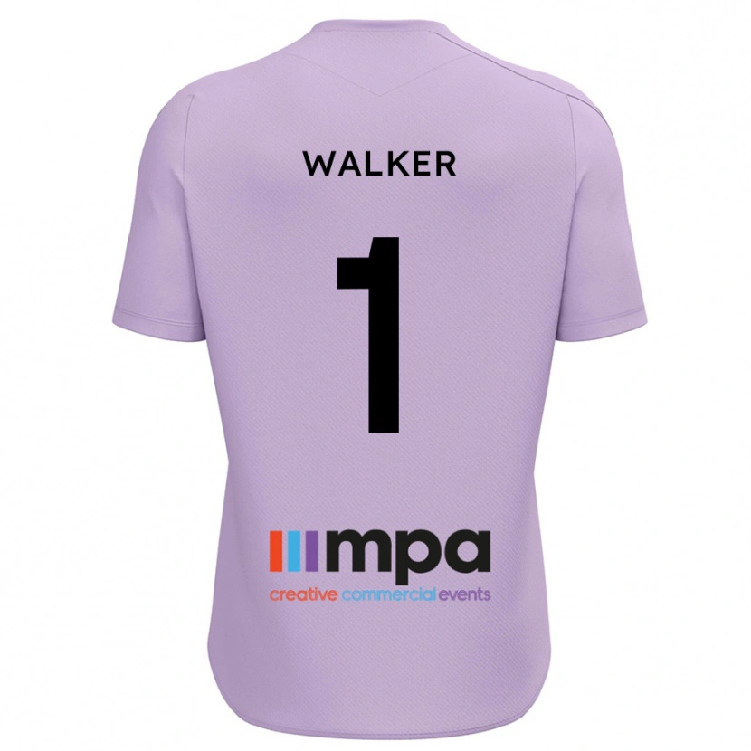 Danxen Kinder Laurie Walker #1 Trikot Violett Schwarz Torwarttrikot 2025/26 Österreich