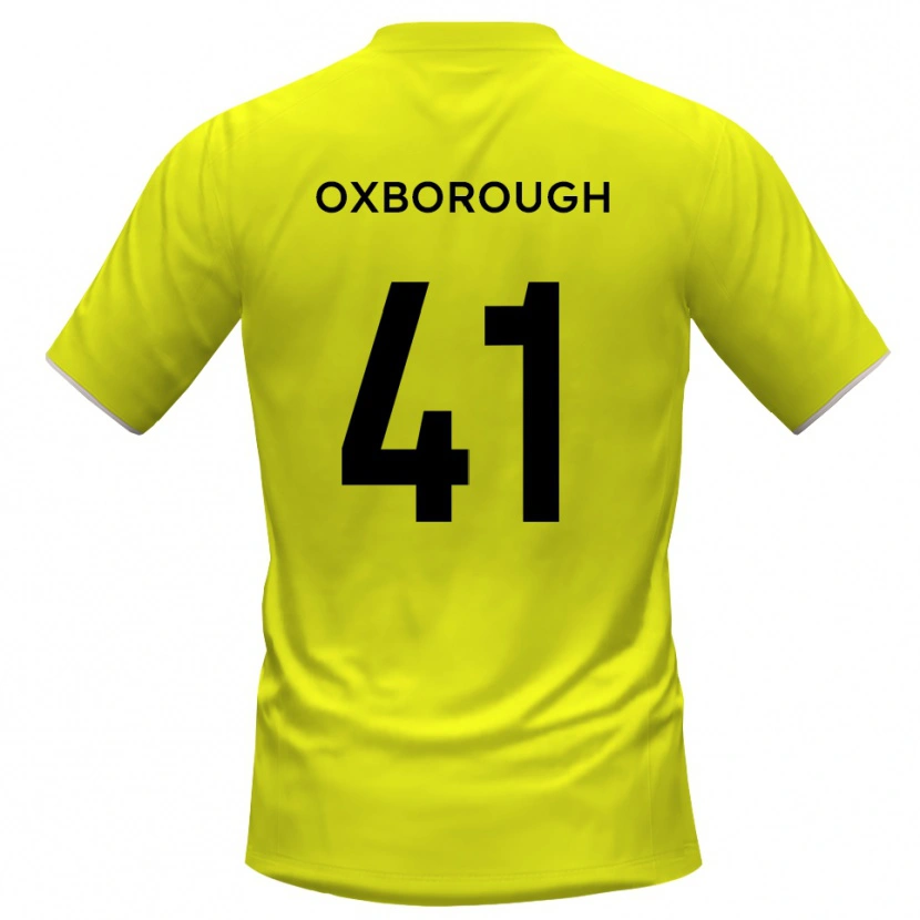 Danxen Kinder Ewan Oxborough #41 Trikot Gelb Schwarz Torwarttrikot 2025/26 Österreich