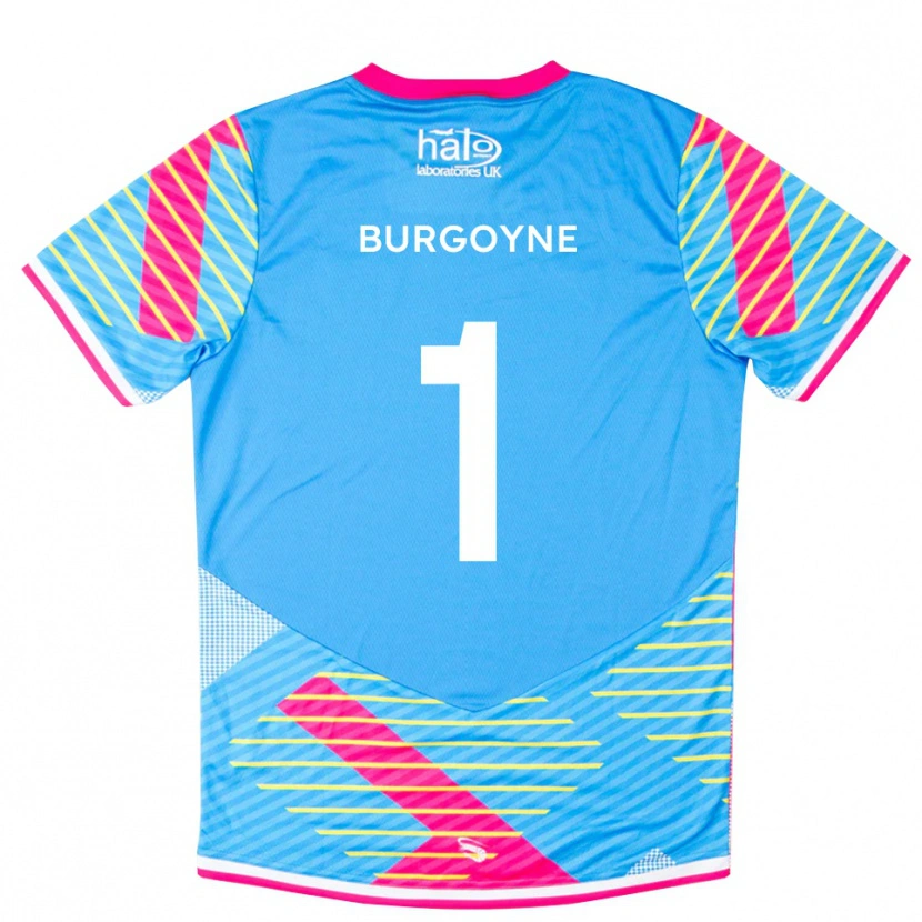Danxen Kinder Harry Burgoyne #1 Trikot Himmelblau Pink Torwarttrikot 2025/26 Österreich