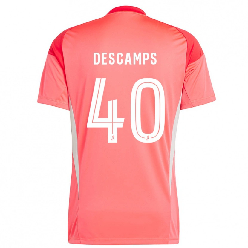 Danxen Kinder Rémy Descamps #40 Trikot Hellorange Torwarttrikot 2025/26 Österreich