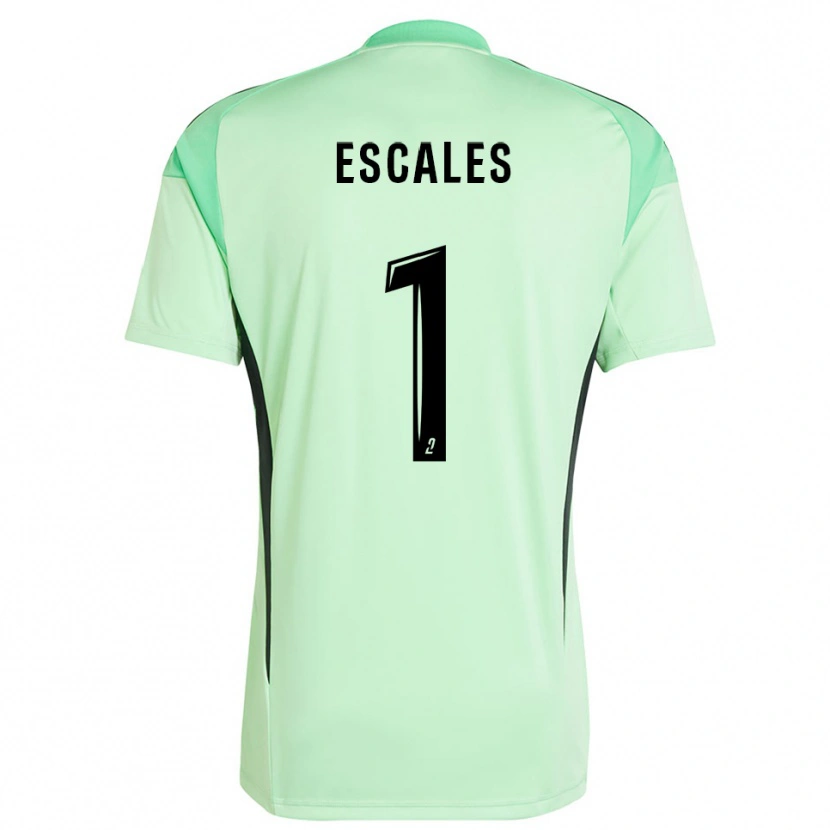 Danxen Kinder Florian Escales #1 Trikot Hellgrün Schwarz Torwarttrikot 2025/26 Österreich