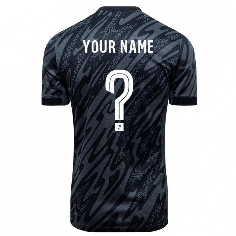 Danxen Kinder Grenoble Foot 38 Trikot Grau Schwarz Torwarttrikot 2025/26 Österreich