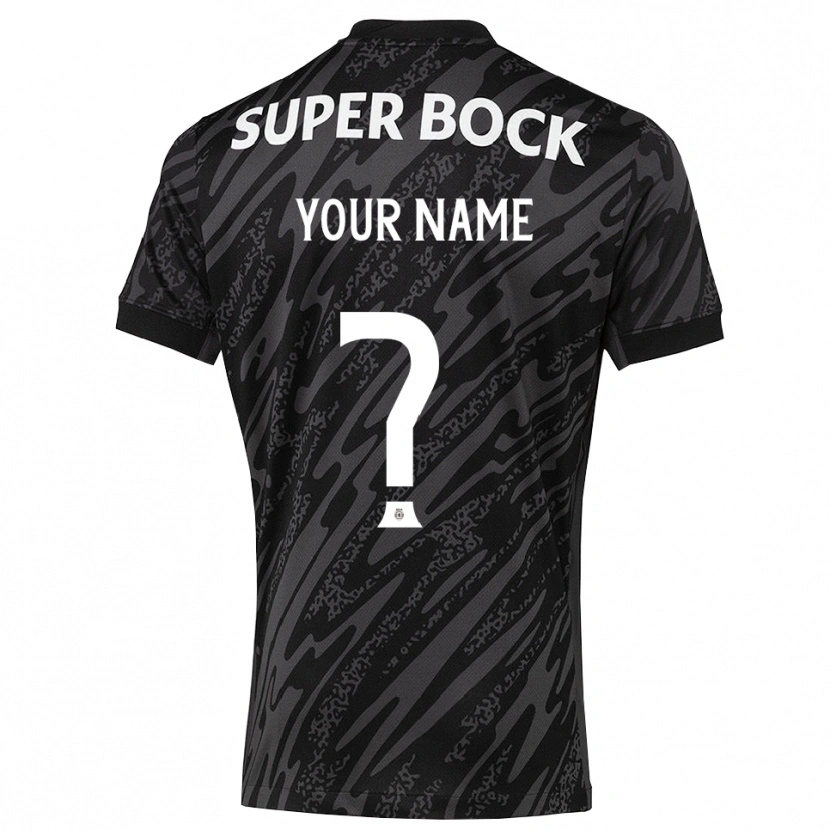 Danxen Kinder Sporting CP Trikot Grau Schwarz Weiß Torwarttrikot 2025/26 Österreich