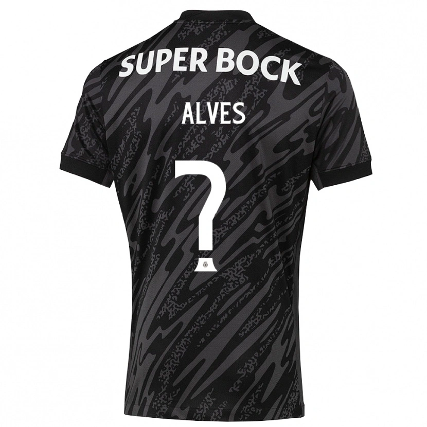 Danxen Kinder Guilherme Alves #0 Trikot Grau Schwarz Weiß Torwarttrikot 2025/26 Österreich