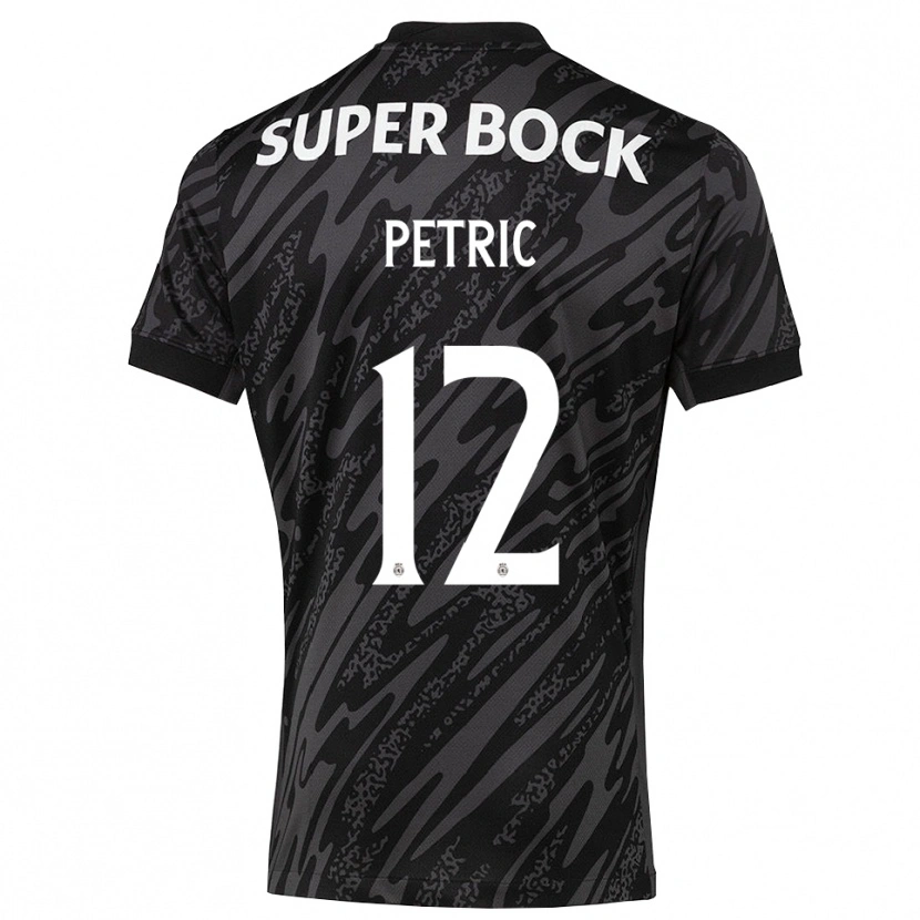 Danxen Kinder Luka Petric #12 Trikot Grau Schwarz Weiß Torwarttrikot 2025/26 Österreich