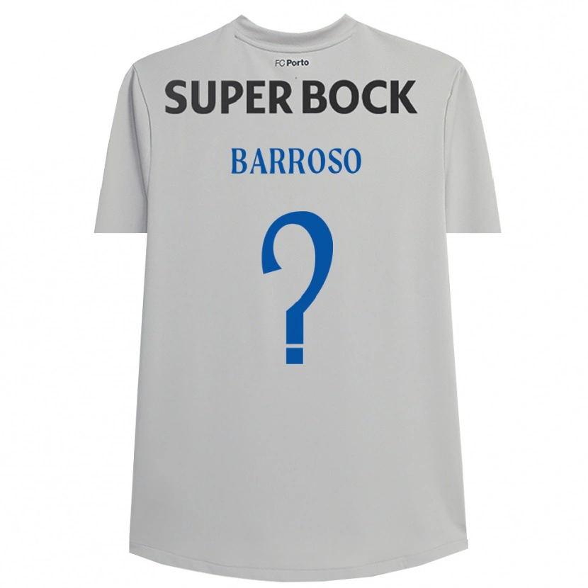 Danxen Kinder Francisco Barroso #0 Trikot Hellgrau Schwarz Torwarttrikot 2025/26 Österreich