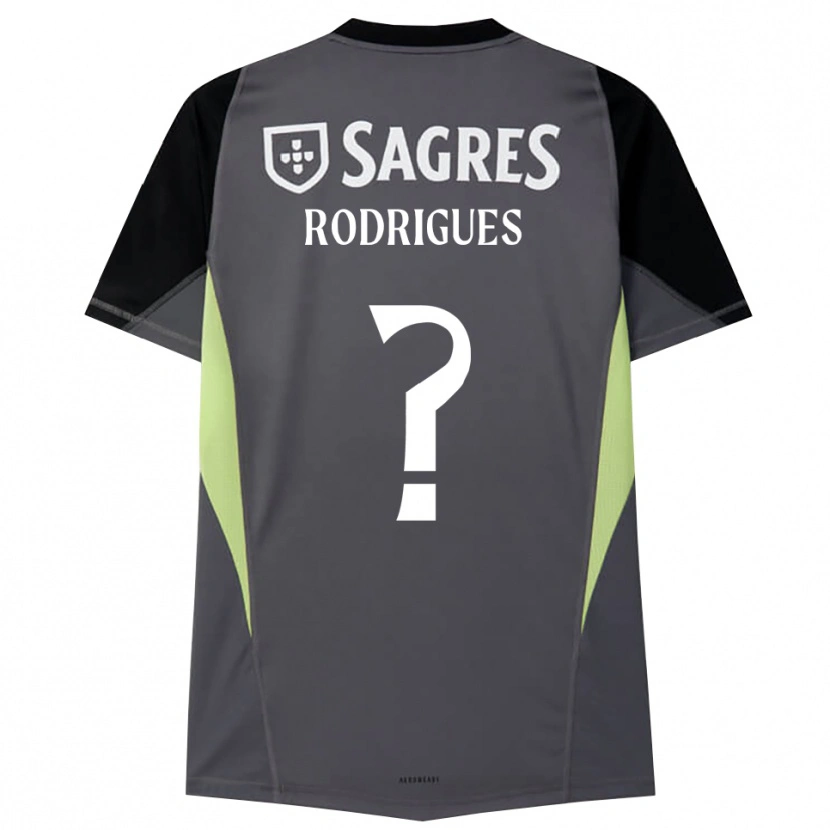 Danxen Kinder Miguel Rodrigues #0 Trikot Dunkelgrau Schwarz Torwarttrikot 2025/26 Österreich