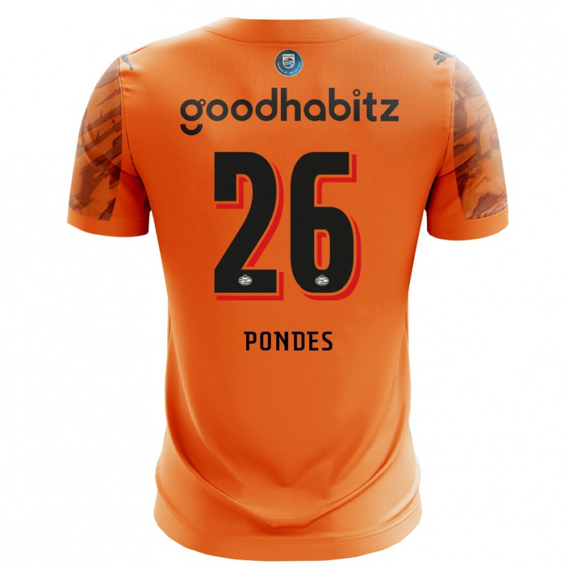 Danxen Kinder Moon Pondes #26 Trikot Orange Schwarz Torwarttrikot 2025/26 Österreich