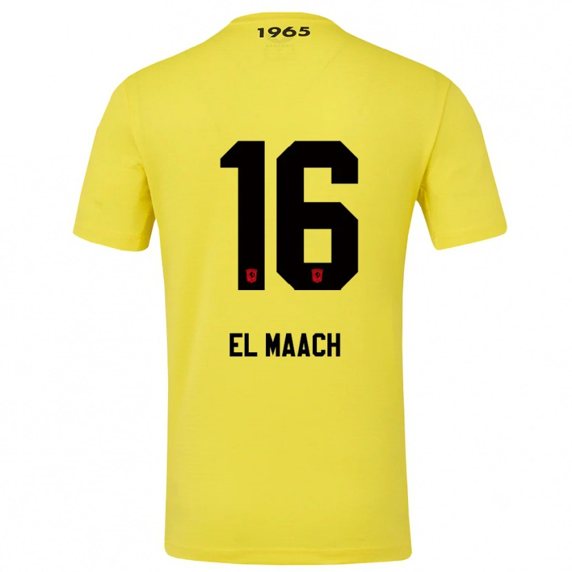 Danxen Kinder Issam El Maach #16 Trikot Gelb Schwarz Torwarttrikot 2025/26 Österreich