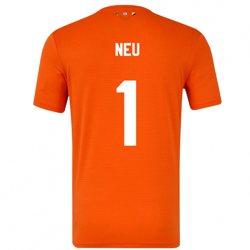 Danxen Kinder Luca Neu #1 Trikot Orange Schwarz Torwarttrikot 2025/26 Österreich