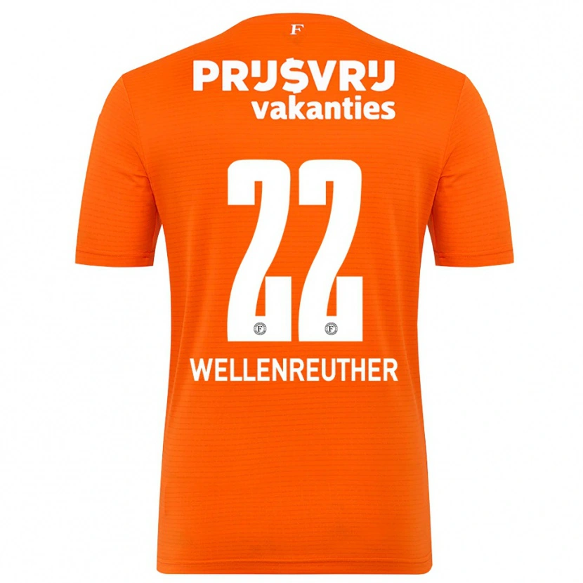 Danxen Kinder Timon Wellenreuther #22 Trikot Orange Schwarz Torwarttrikot 2025/26 Österreich