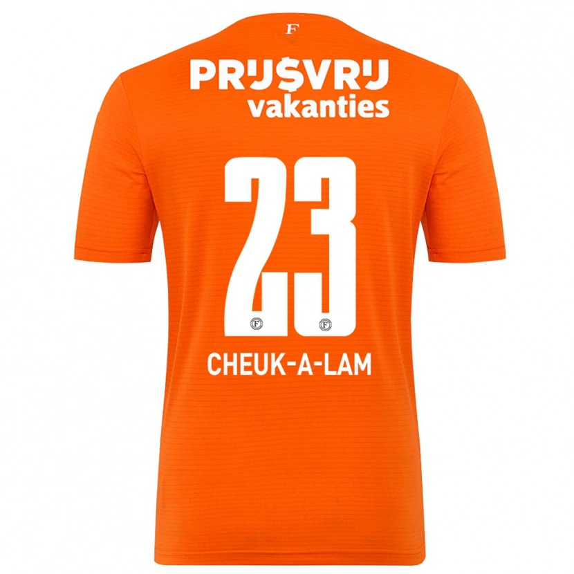 Danxen Kinder Lee-Quincy Cheuk-A-Lam #23 Trikot Orange Schwarz Torwarttrikot 2025/26 Österreich