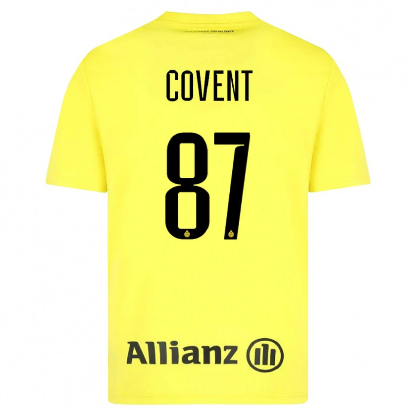 Danxen Kinder Jorijn Covent #87 Trikot Gelb Schwarz Torwarttrikot 2025/26 Österreich