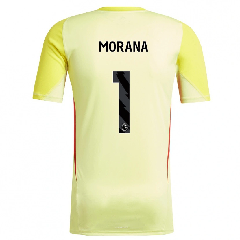 Danxen Kinder Nathan Morana #1 Trikot Gelb Rot Torwarttrikot 2025/26 Österreich