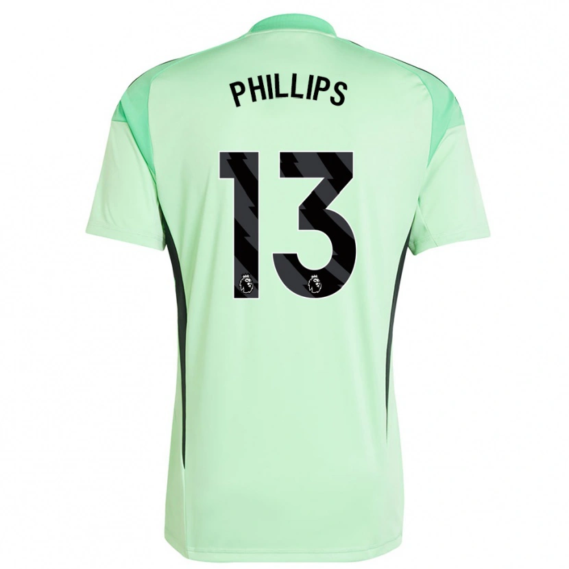 Danxen Kinder Charlie Phillips #13 Trikot Hellgrün Schwarz Torwarttrikot 2025/26 Österreich